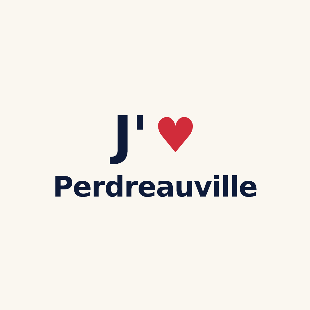Tasse personnalisée Perdreauville — design J'aime Perdreauville