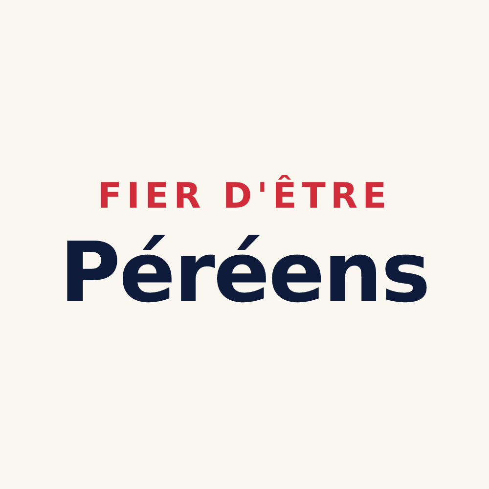Tasse « Fier d'être Péréens » — design pour Péré