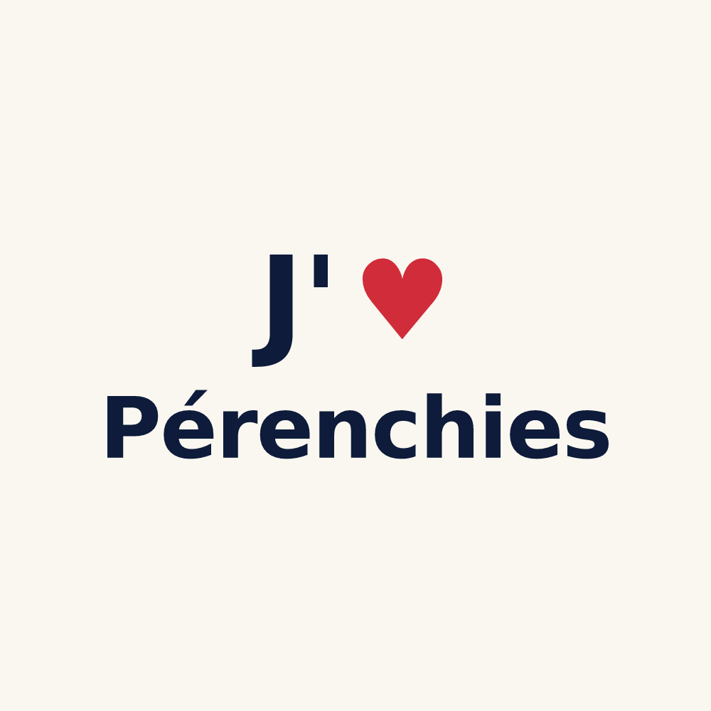 Tasse personnalisée Pérenchies — design J'aime Pérenchies