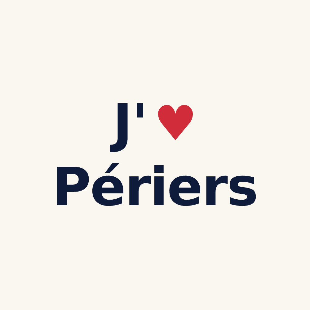 Tasse personnalisée Périers — design J'aime Périers
