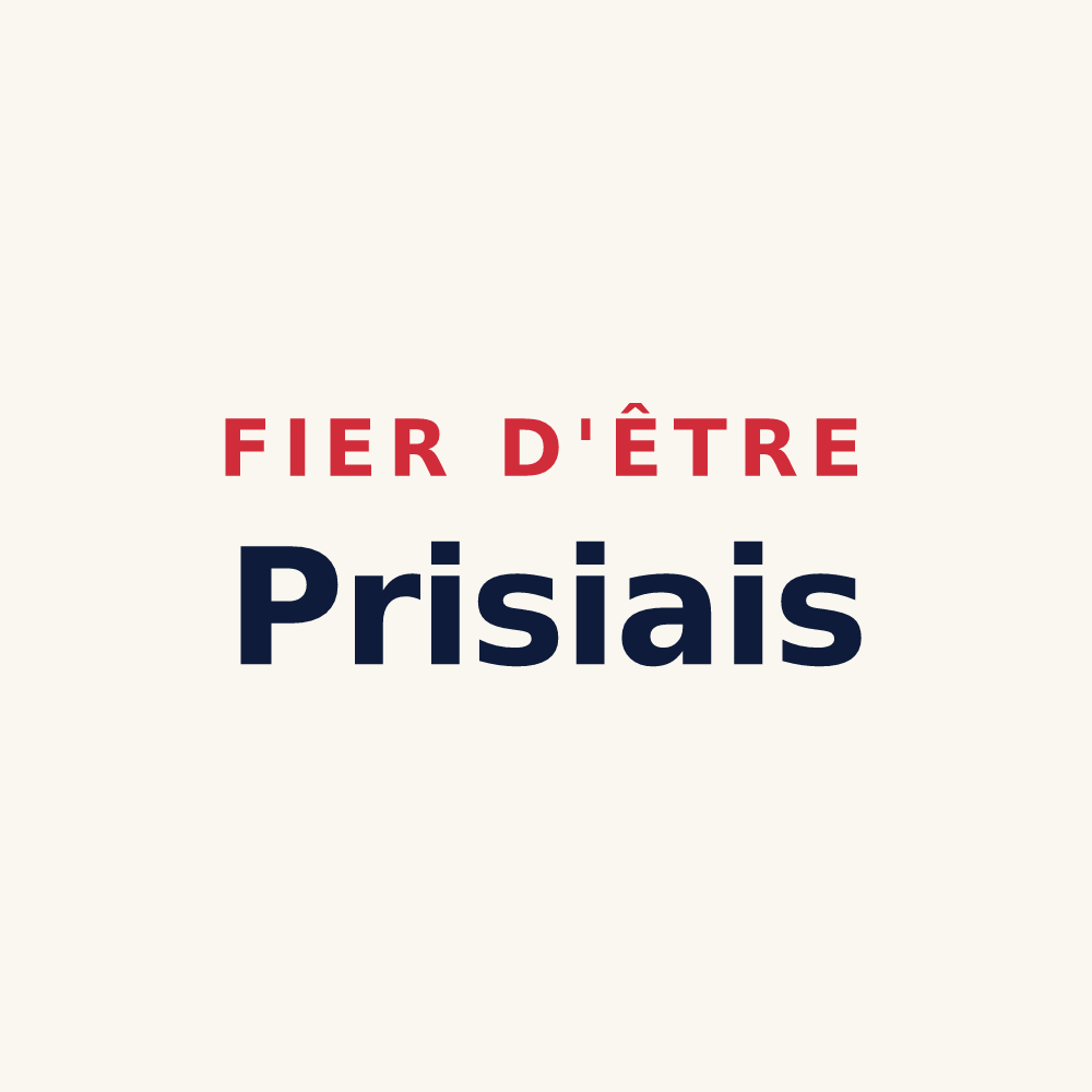 Tasse « Fier d'être Prisiais » — design pour Périers