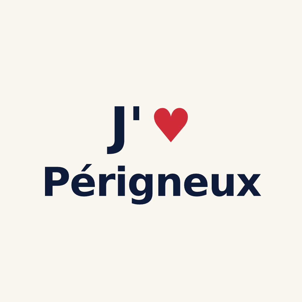 Tasse personnalisée Périgneux — design « J'aime Périgneux » imprimé sur la tasse