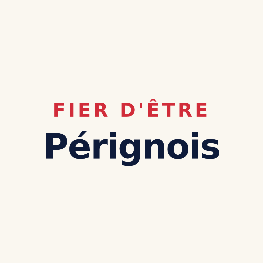 Tasse « Fier d'être Pérignois » — design pour Périgneux