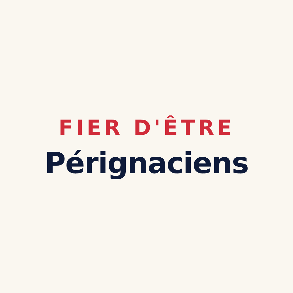 Tasse « Fier d'être Pérignaciens » — design pour Périgny