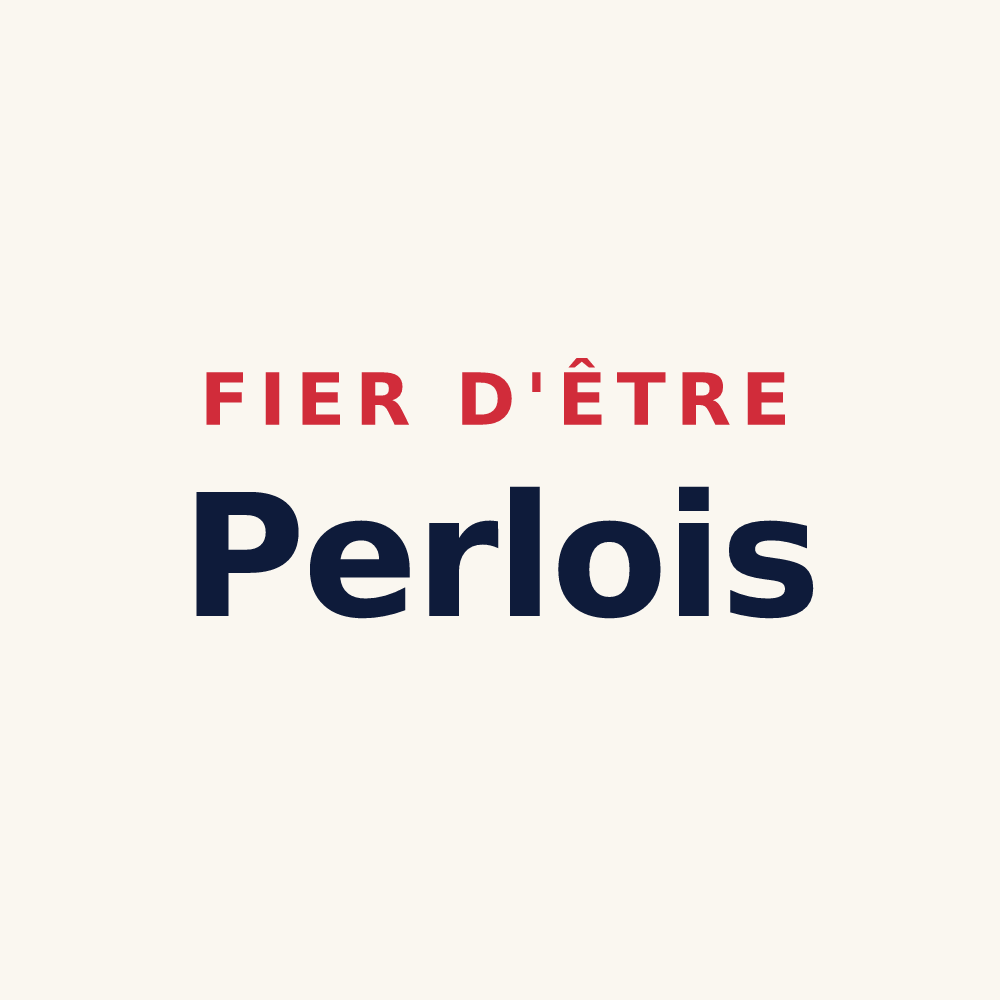 Tasse « Fier d'être Perlois » — design pour Perles-et-Castelet