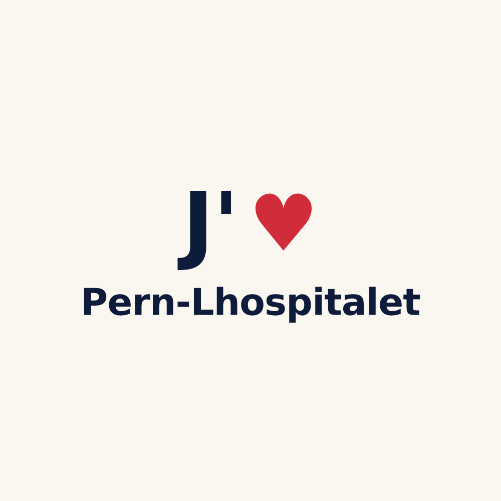 Tasse personnalisée Pern-Lhospitalet — design J'aime Pern-Lhospitalet