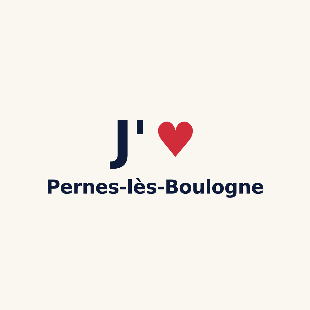 Tasse personnalisée Pernes-lès-Boulogne — design J'aime Pernes-lès-Boulogne
