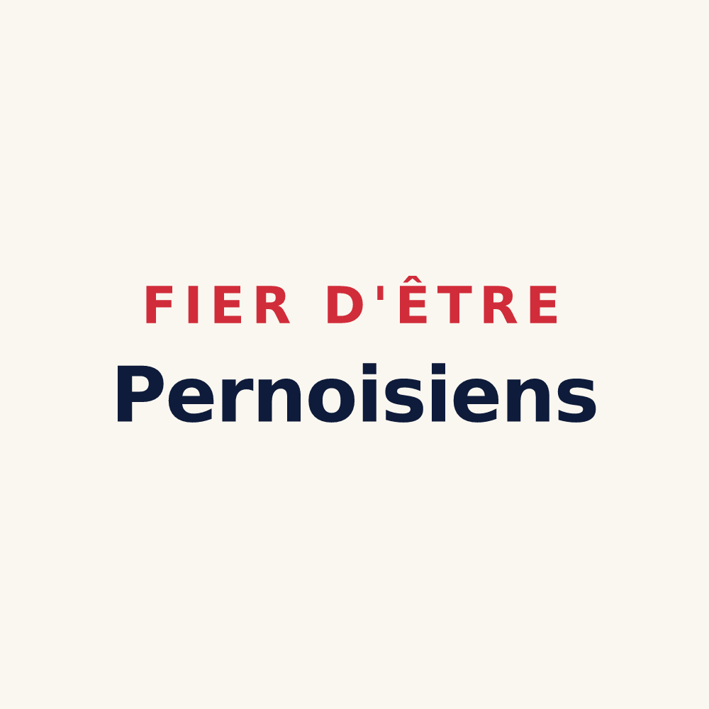 Tasse « Fier d'être Pernoisiens » — design pour Pernois