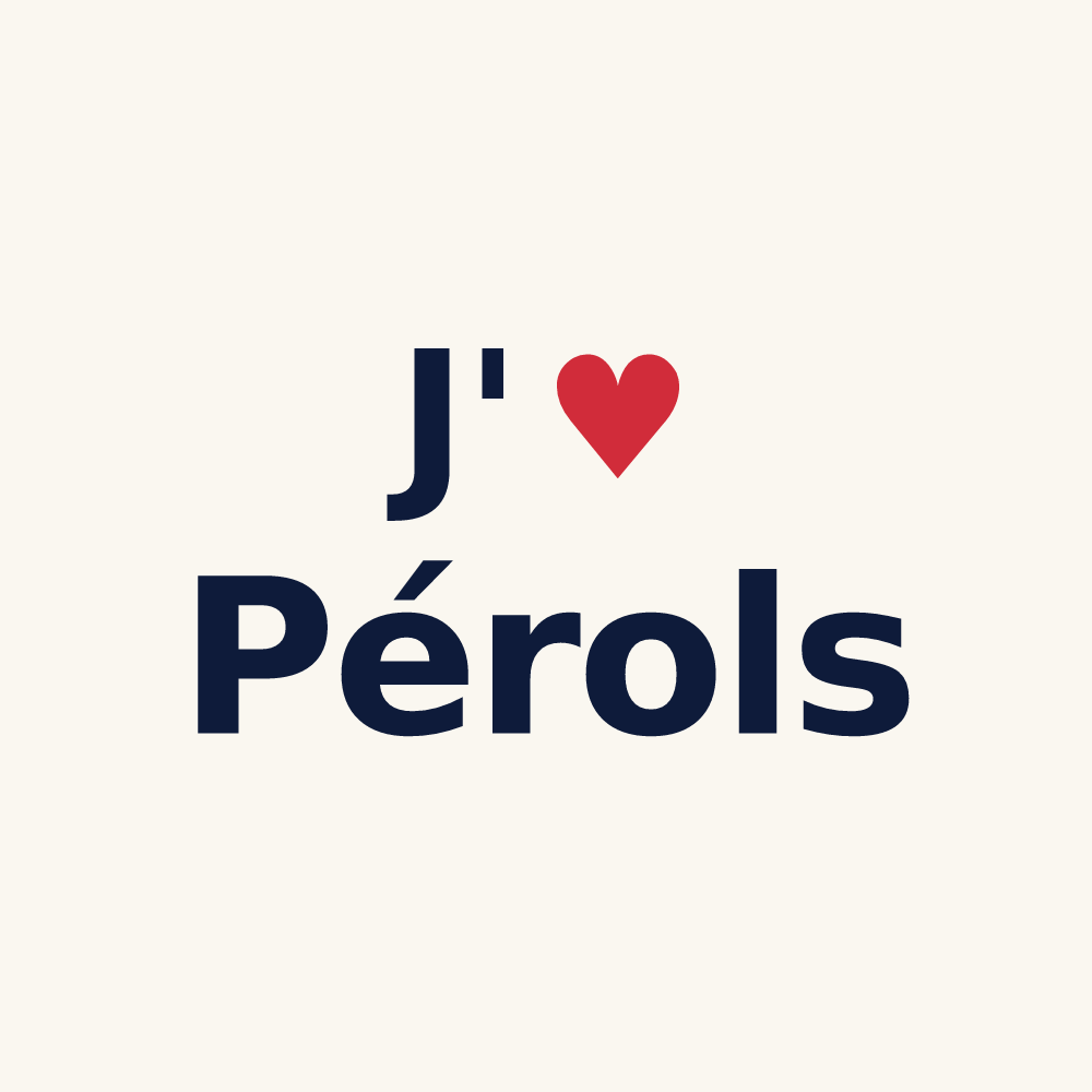 Tasse personnalisée Pérols — design J'aime Pérols
