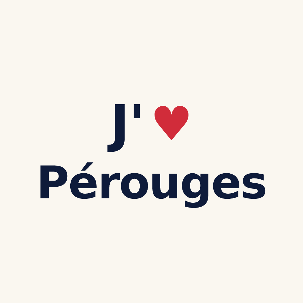 Tasse personnalisée Pérouges — design J'aime Pérouges