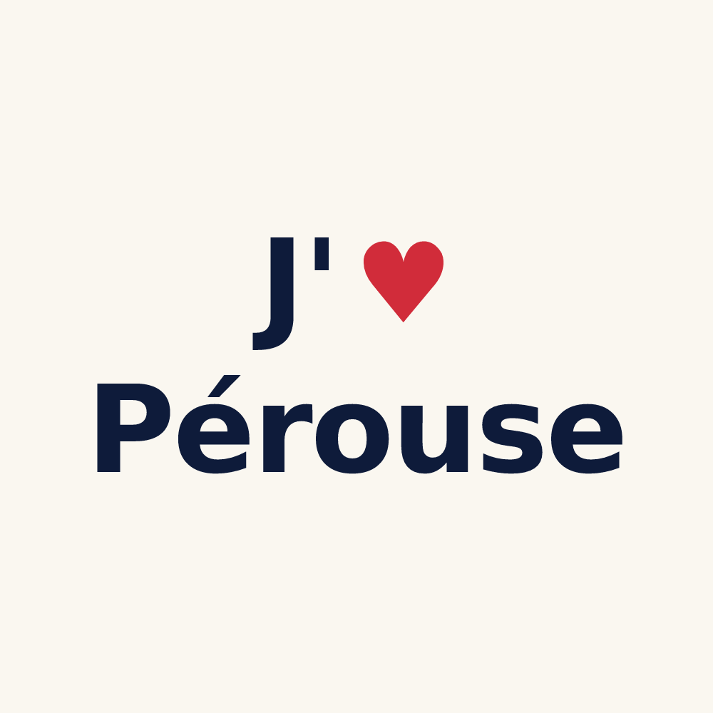 Tasse personnalisée Pérouse — design J'aime Pérouse