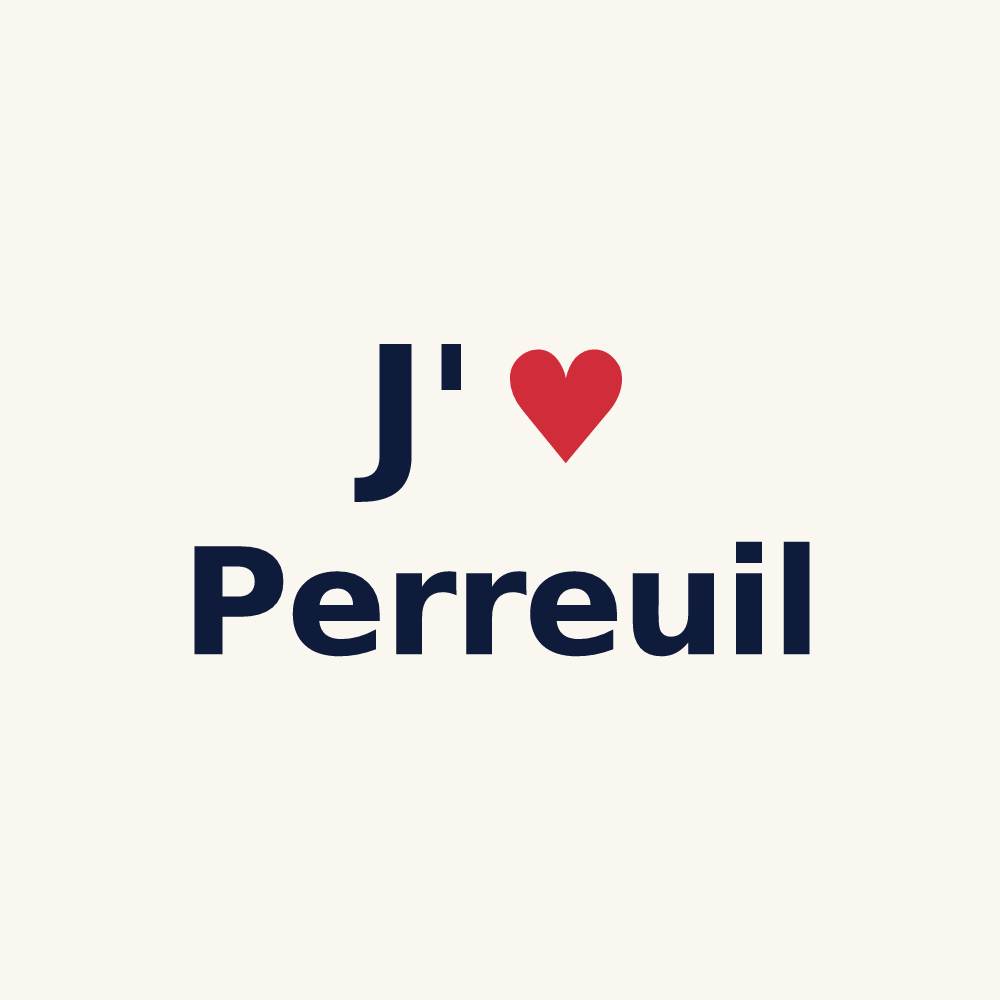 Tasse personnalisée Perreuil — design J'aime Perreuil