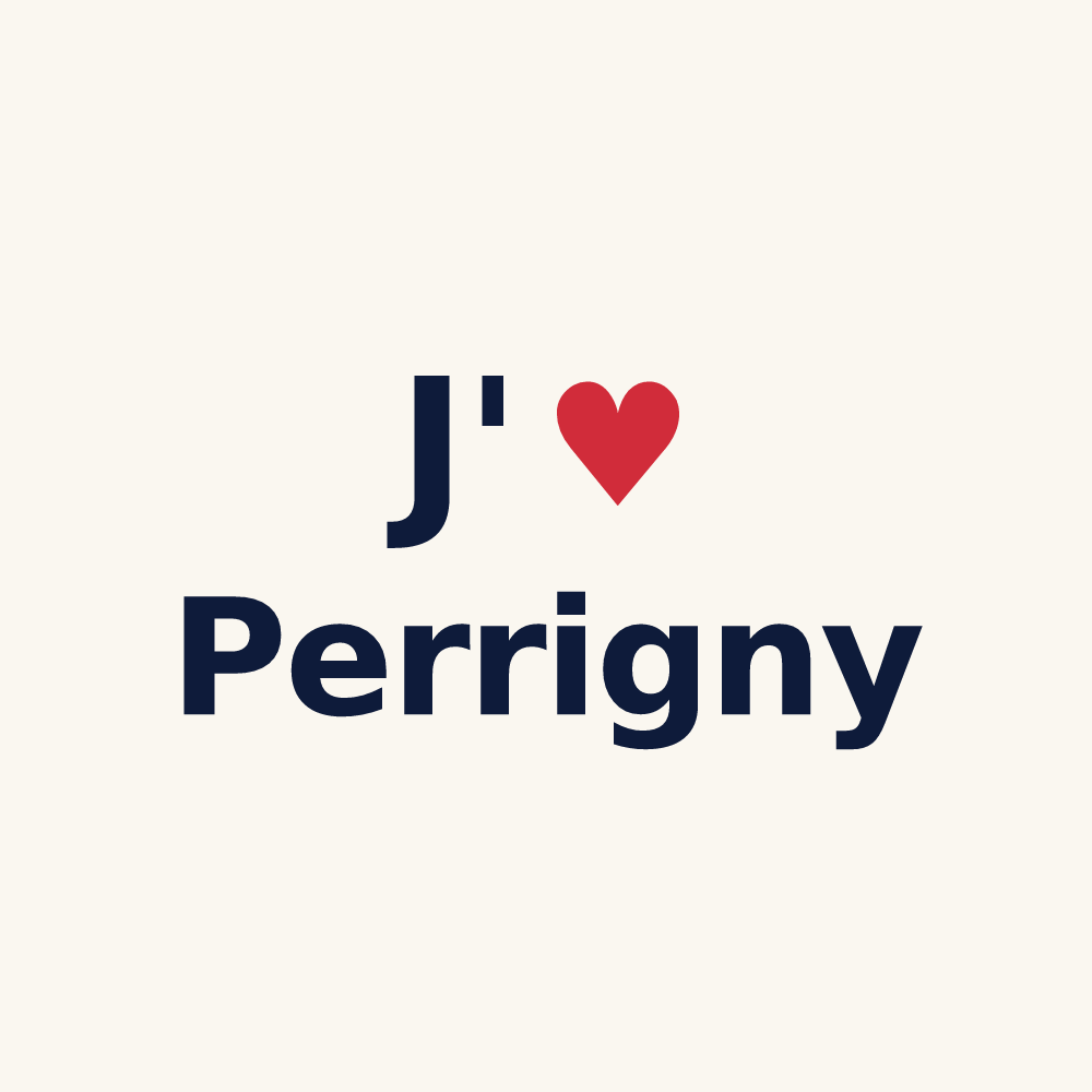 Tasse personnalisée Perrigny — design J'aime Perrigny