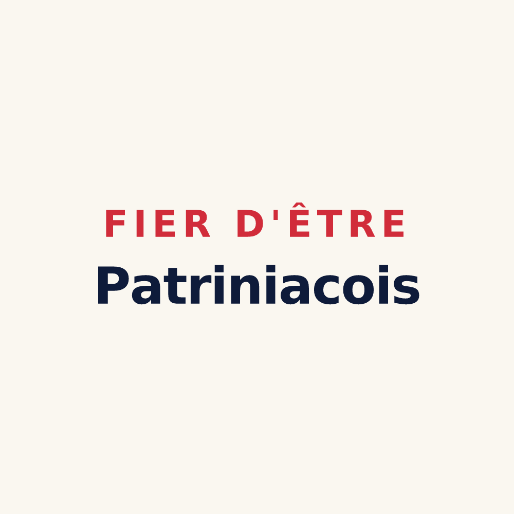Tasse « Fier d'être Patriniacois » — design pour Perrigny-sur-Loire