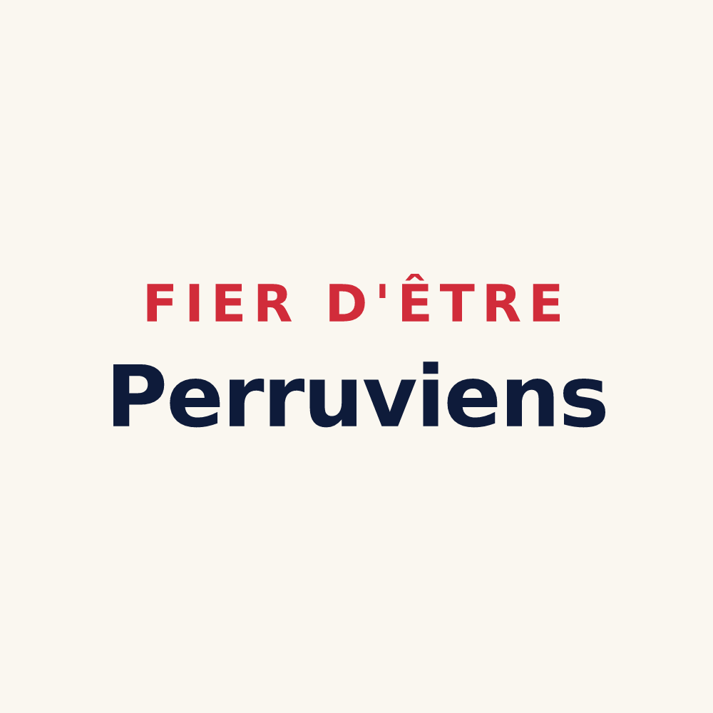 Tasse « Fier d'être Perruviens » — design pour Perrou