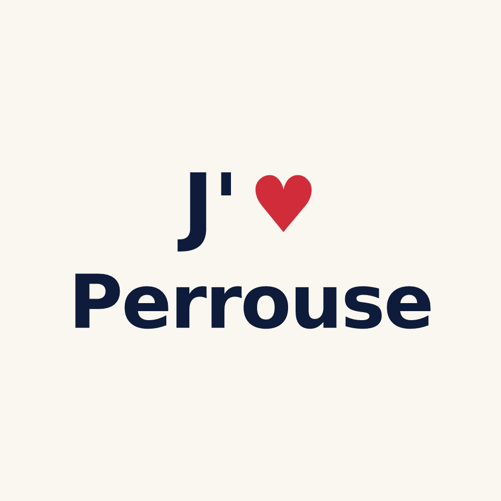 Tasse personnalisée Perrouse — design J'aime Perrouse