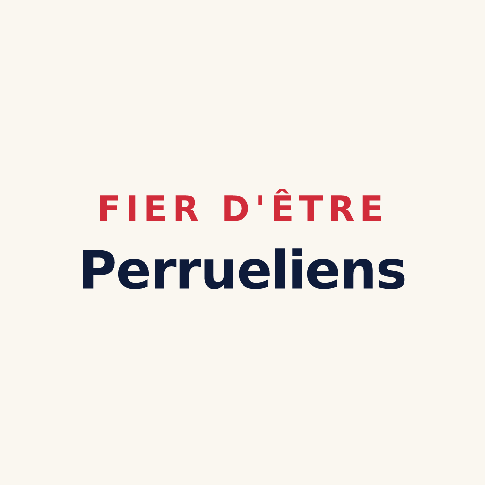 Tasse « Fier d'être Perrueliens » — design pour Perruel