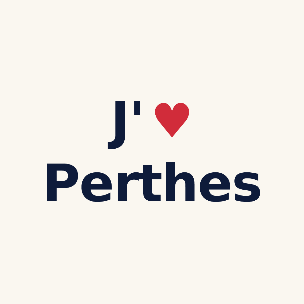 Tasse personnalisée Perthes — design J'aime Perthes
