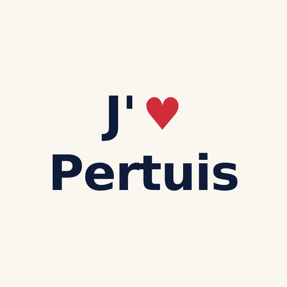 Tasse personnalisée Pertuis — design J'aime Pertuis