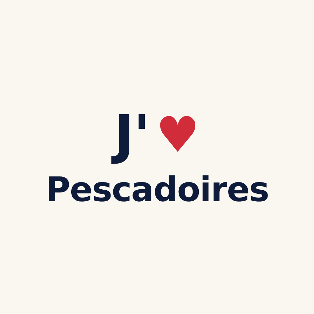 Tasse personnalisée Pescadoires — design J'aime Pescadoires