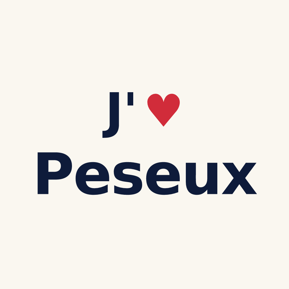Tasse personnalisée Peseux — design J'aime Peseux