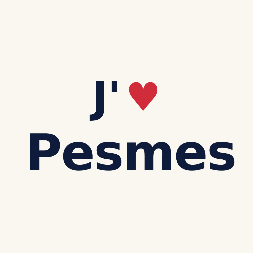 Tasse personnalisée Pesmes — design J'aime Pesmes