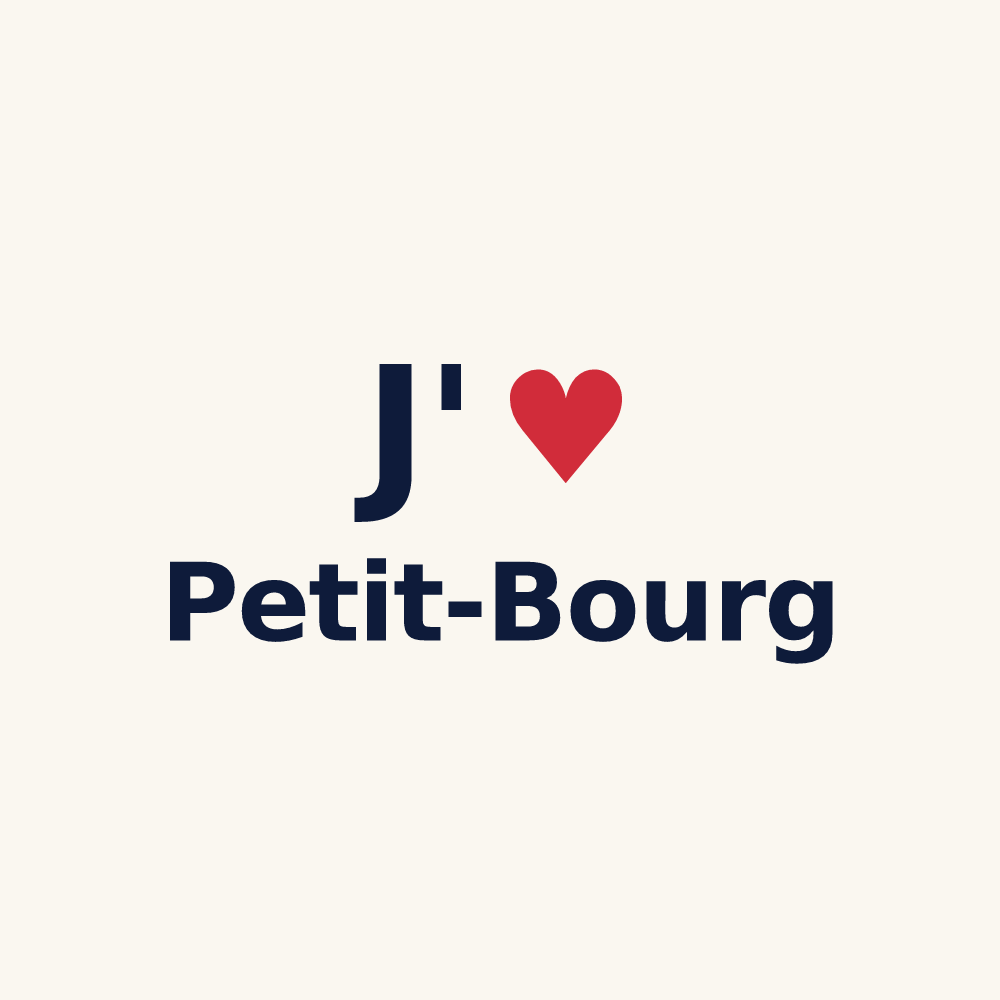 Tasse personnalisée Petit-Bourg — design J'aime Petit-Bourg