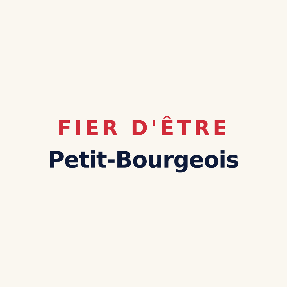 Tasse « Fier d'être Petit-Bourgeois » — design pour Petit-Bourg