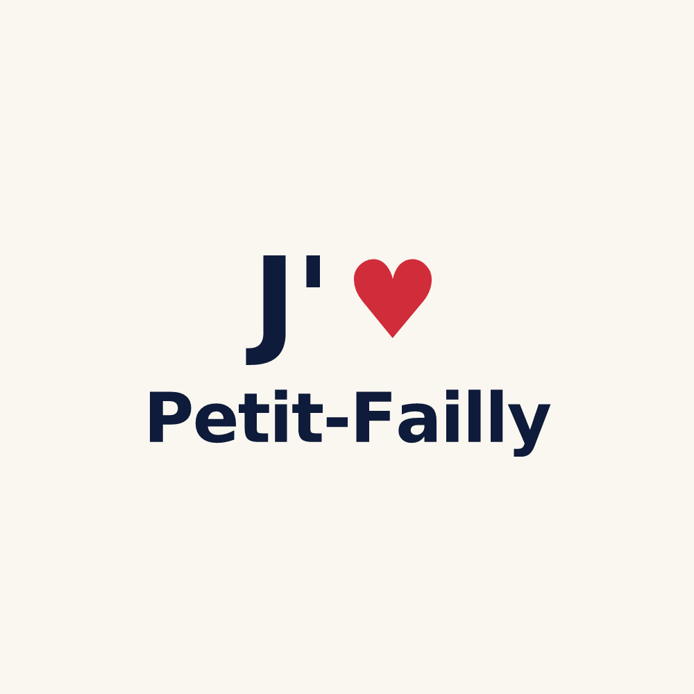 Tasse personnalisée Petit-Failly — design J'aime Petit-Failly