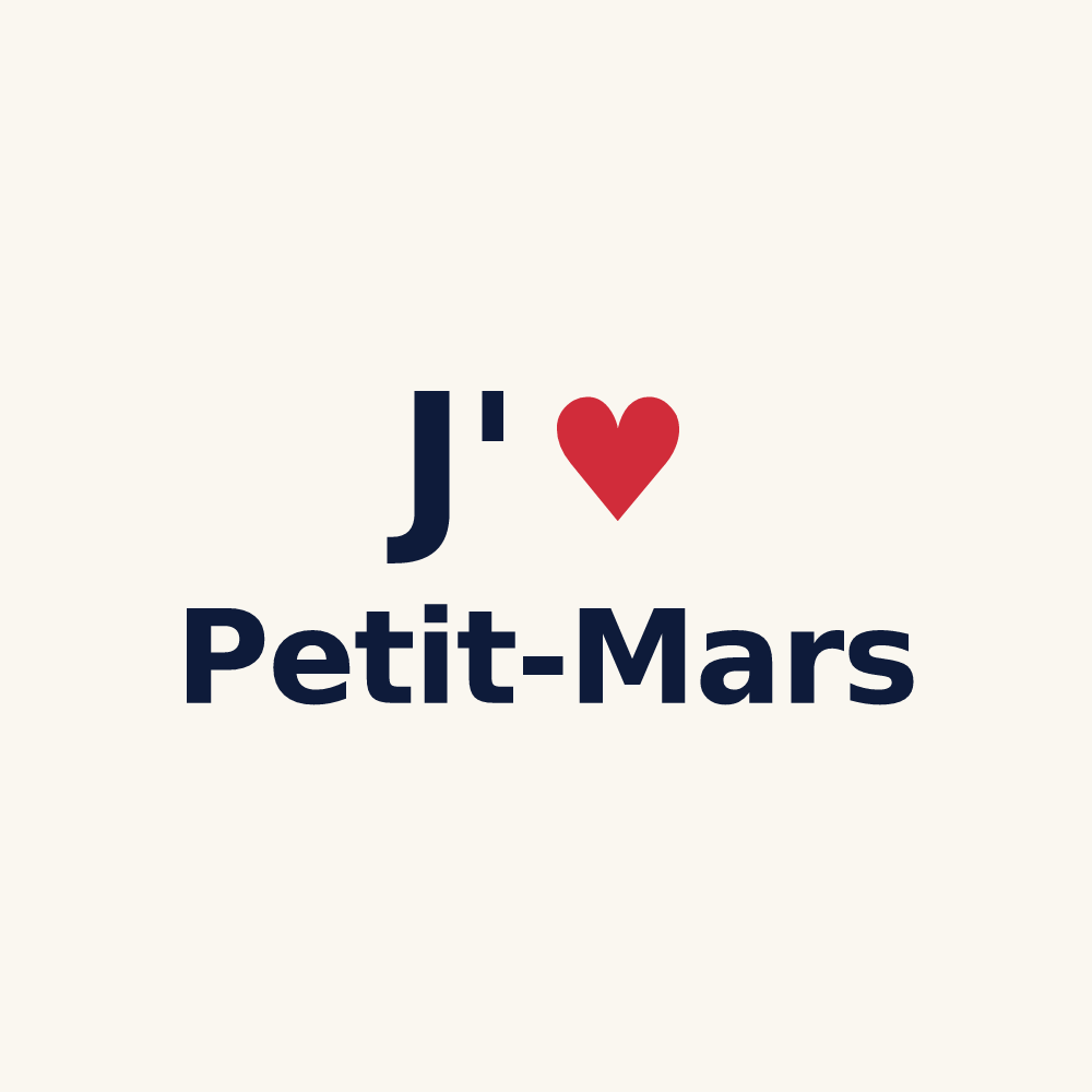 Tasse personnalisée Petit-Mars — design J'aime Petit-Mars