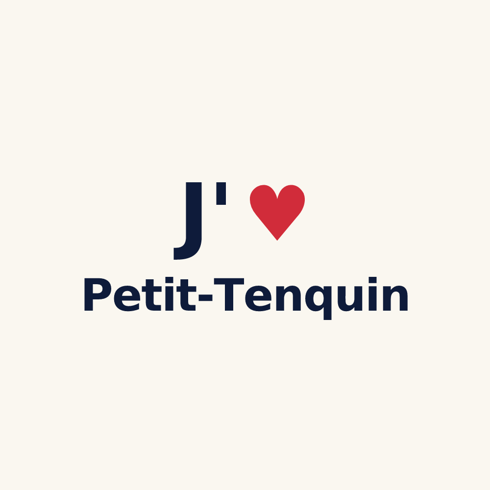 Tasse personnalisée Petit-Tenquin — design J'aime Petit-Tenquin