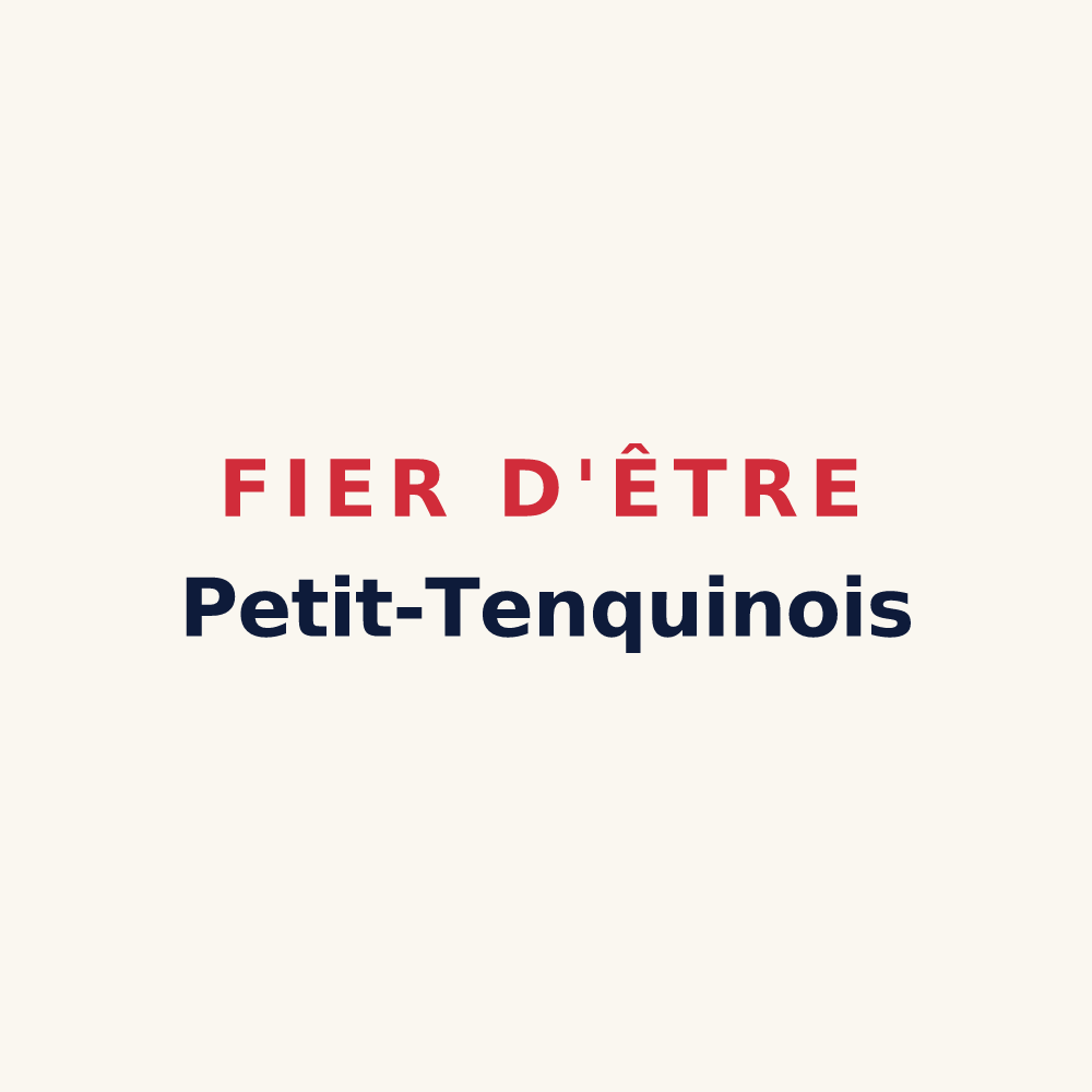 Tasse « Fier d'être Petit-Tenquinois » — design pour Petit-Tenquin