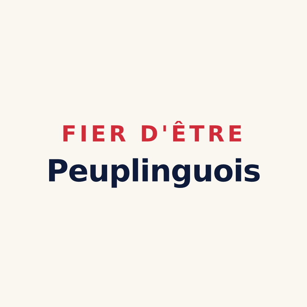 Tasse « Fier d'être Peuplinguois » — design pour Peuplingues