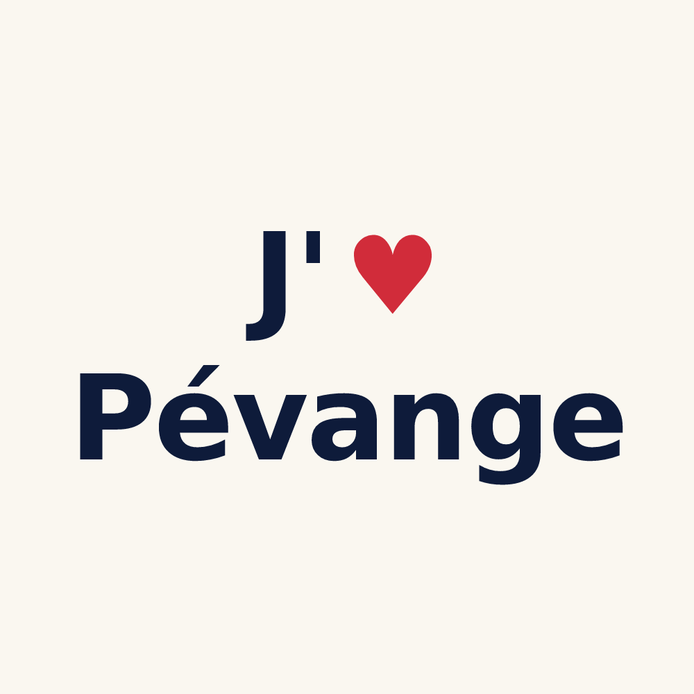 Tasse personnalisée Pévange — design J'aime Pévange