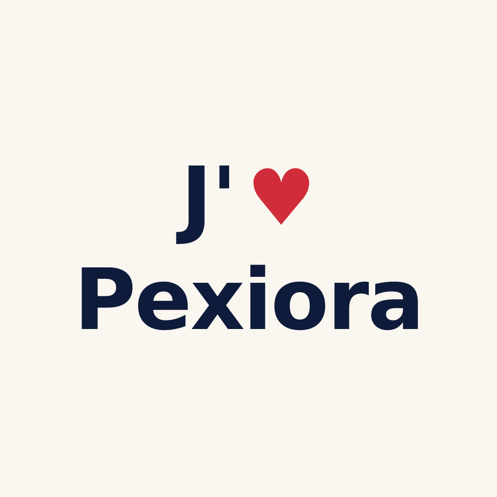 Tasse personnalisée Pexiora — design J'aime Pexiora