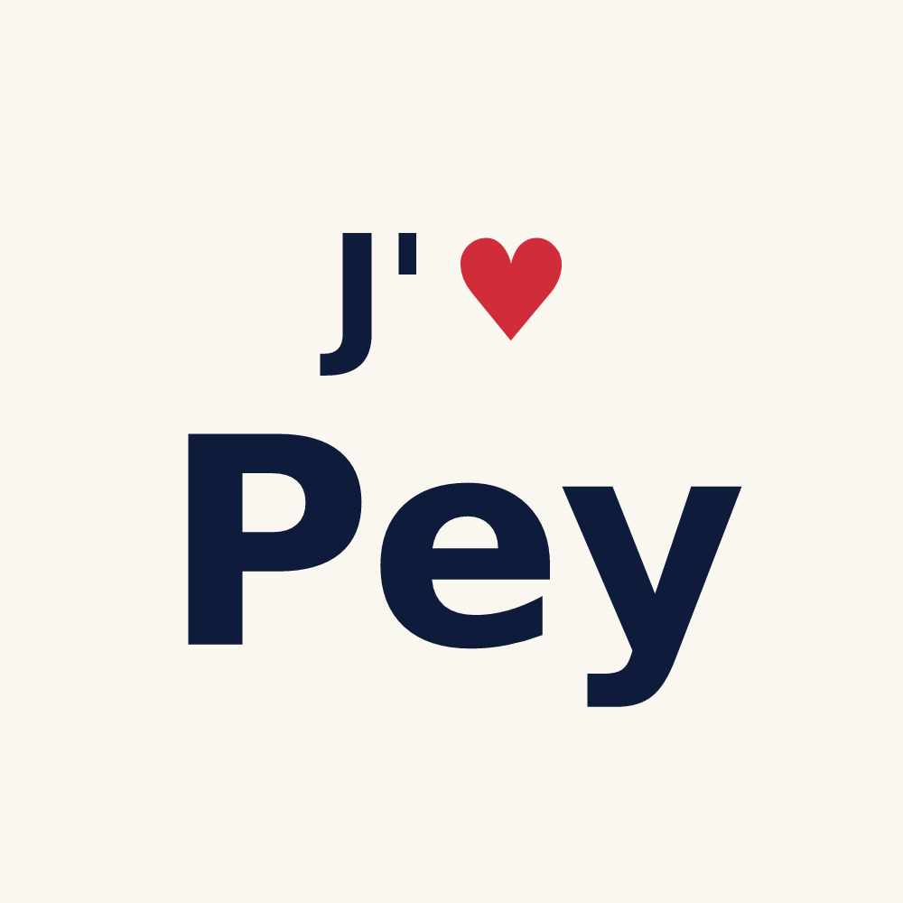 Tasse personnalisée Pey — design J'aime Pey
