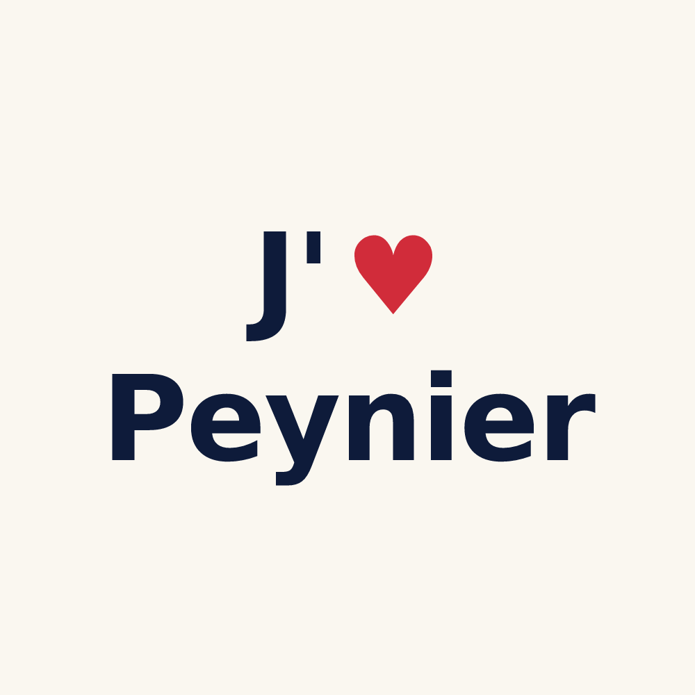 Tasse personnalisée Peynier — design J'aime Peynier