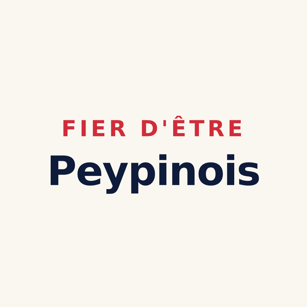 Tasse « Fier d'être Peypinois » — design pour Peypin-d'Aigues