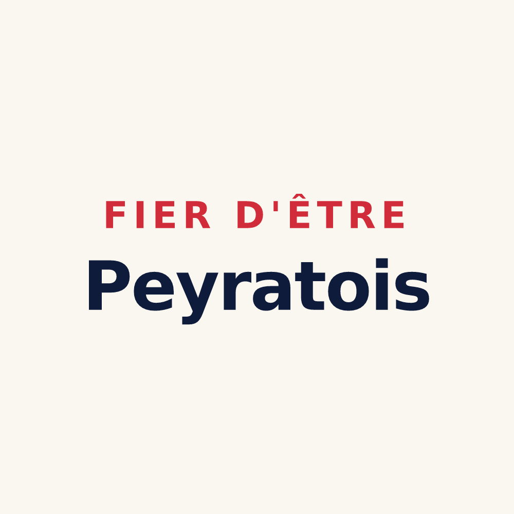 Tasse « Fier d'être Peyratois » — design pour Peyrat-la-Nonière