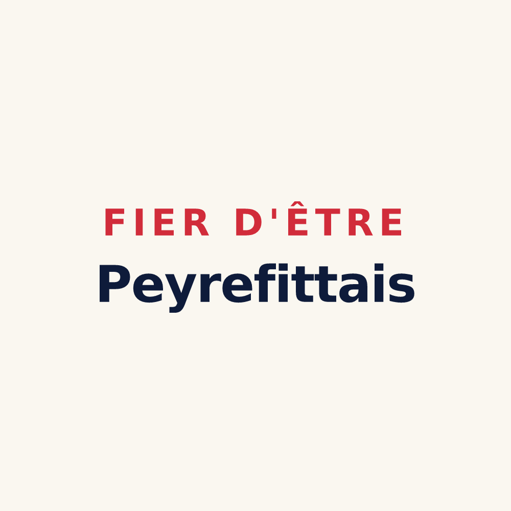 Tasse « Fier d'être Peyrefittais » — design pour Peyrefitte-sur-l'Hers