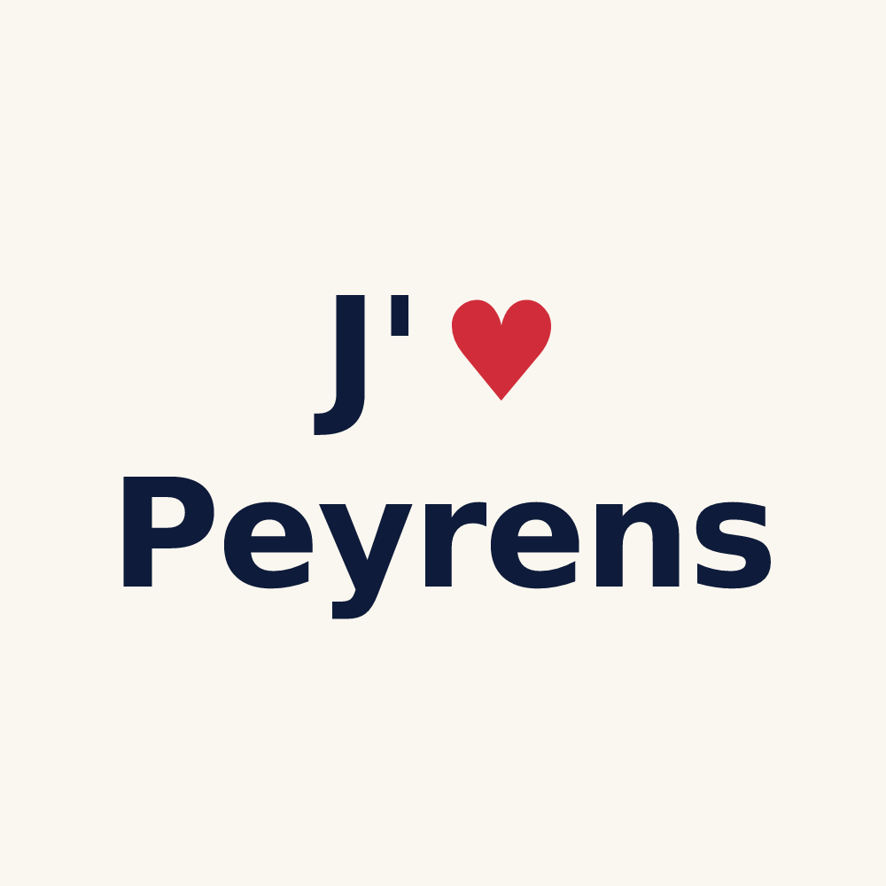 Tasse personnalisée Peyrens — design J'aime Peyrens