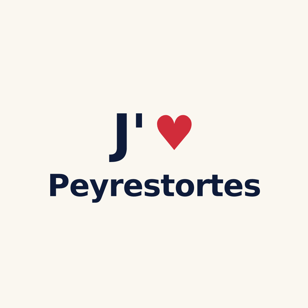 Tasse personnalisée Peyrestortes — design J'aime Peyrestortes