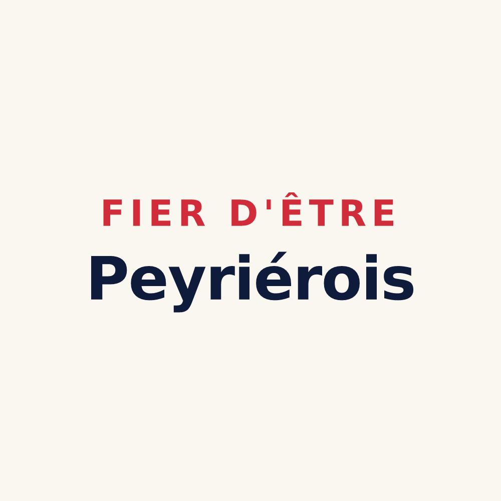 Tasse « Fier d'être Peyriérois » — design pour Peyrière