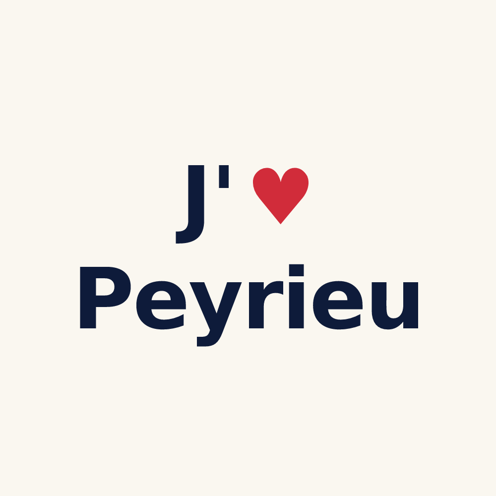Tasse personnalisée Peyrieu — design J'aime Peyrieu