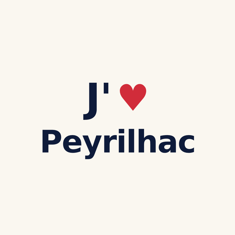 Tasse personnalisée Peyrilhac — design J'aime Peyrilhac
