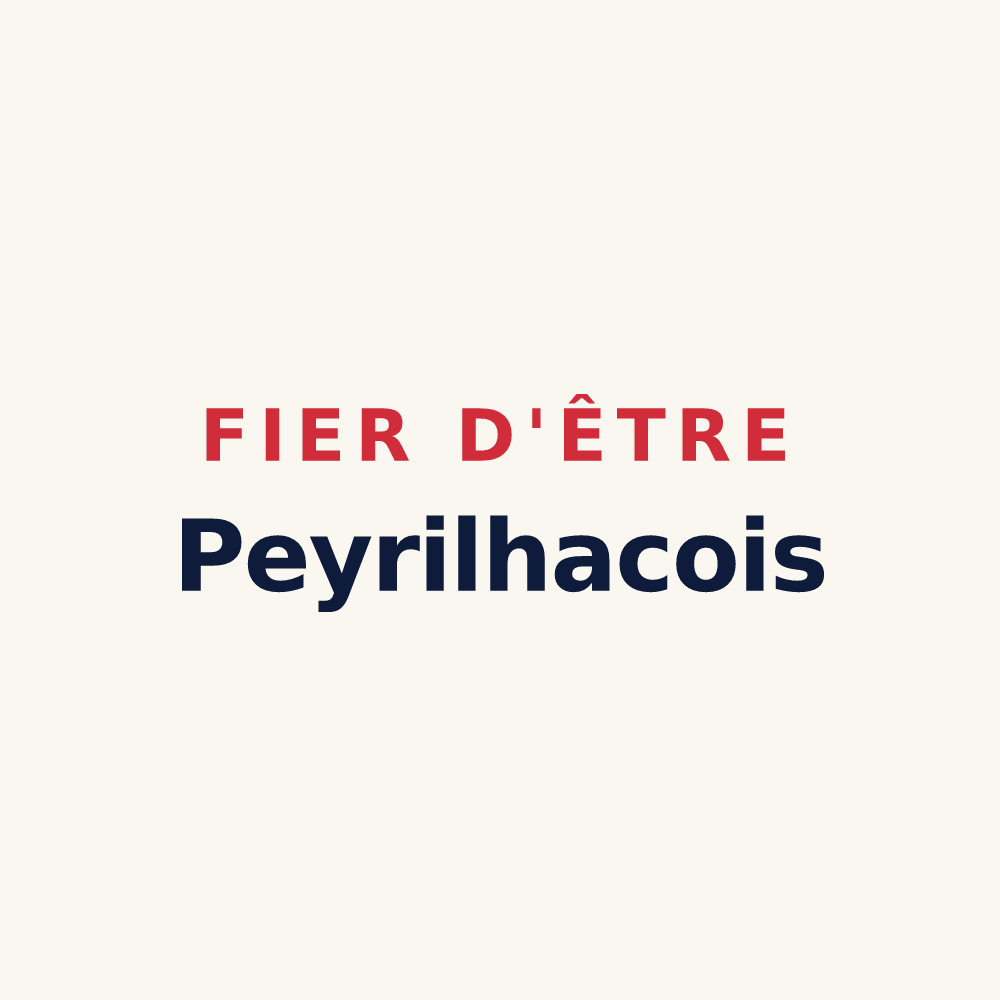 Tasse « Fier d'être Peyrilhacois » — design pour Peyrilhac
