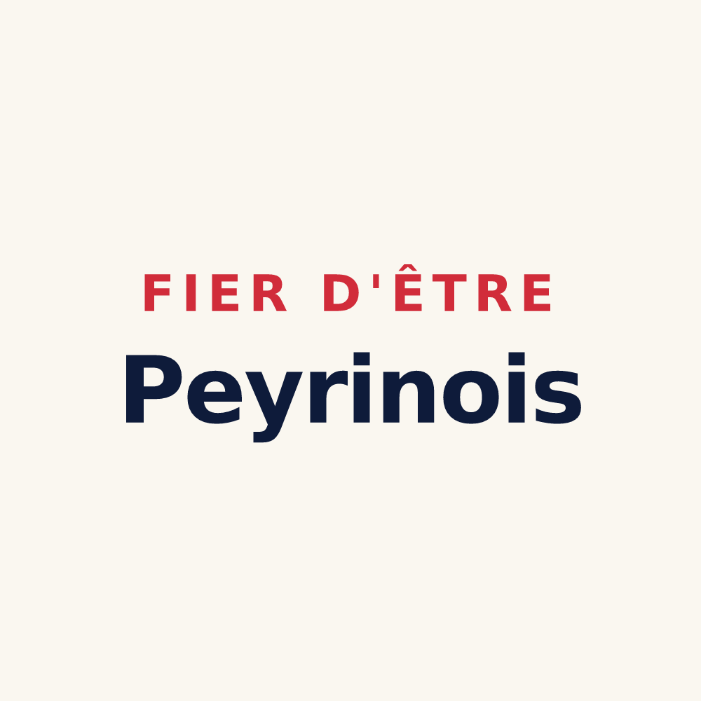 Tasse « Fier d'être Peyrinois » — design pour Peyrins