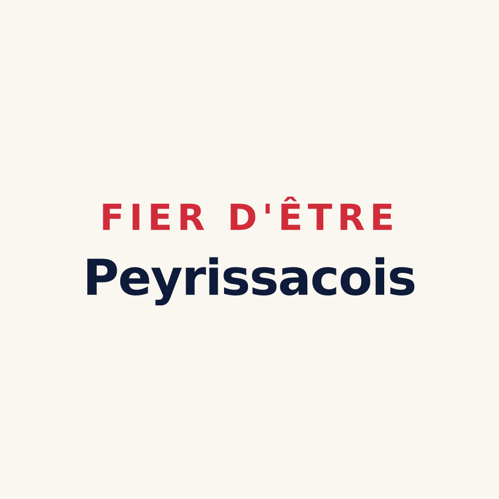 Tasse « Fier d'être Peyrissacois » — design pour Peyrissac