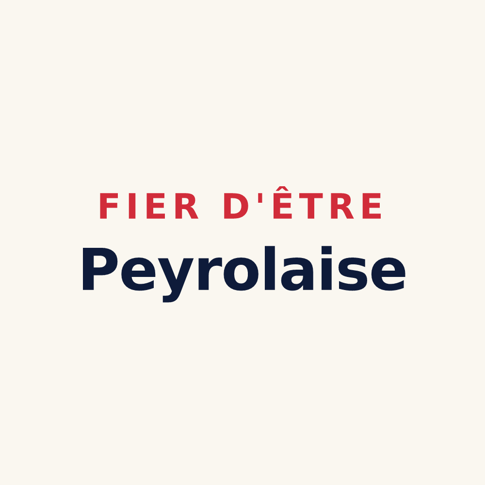 Tasse « Fier d'être Peyrolaise » — design pour Peyrole