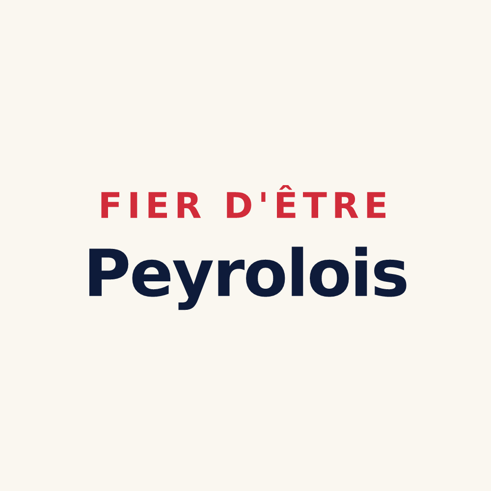 Tasse « Fier d'être Peyrolois » — design pour Peyrolles-en-Cévennes